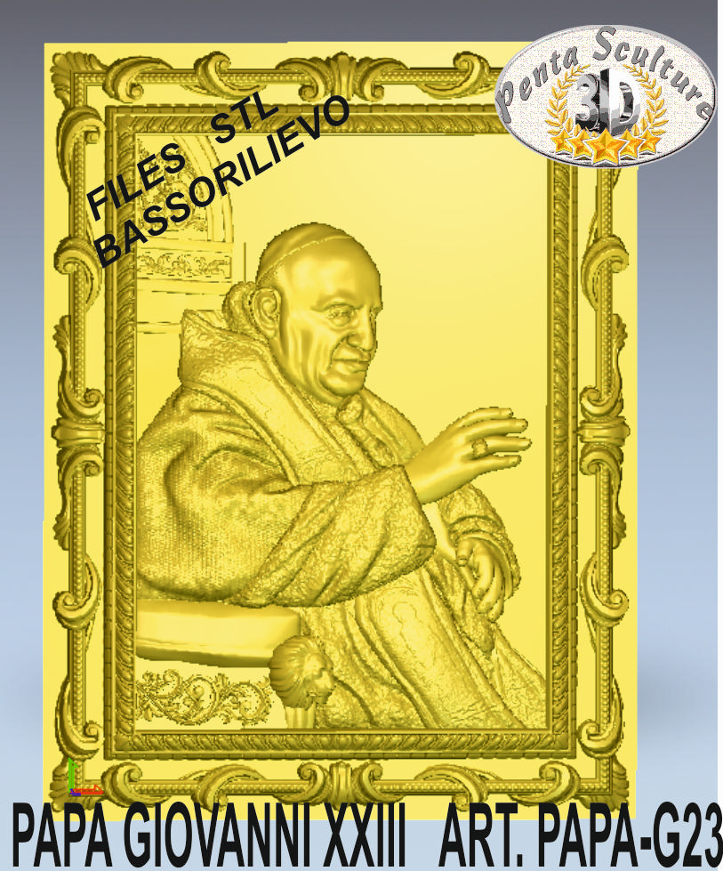 Papa Giovanni XXIII G23 Bassorilievo
