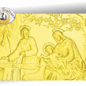 Natività files bassorilievo STL  per CNC pantografi art. 002