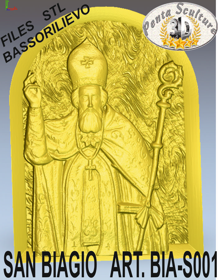 San_Biagio_STL_bassorilievo_per_CNC_pantografi_art._BIA-S001