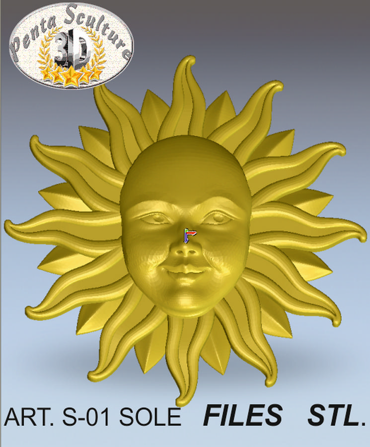 Sole_STL_bassorilievo_per_CNC_pantografi_art.S-01