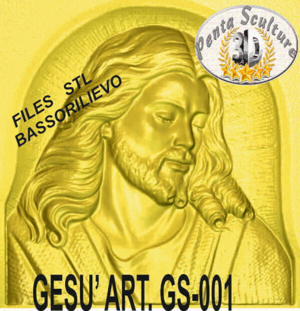 Gesù_files_STL_bassorilievo_per_CNC_pantografi_art._GS-001