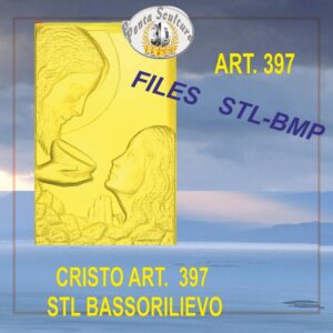 Cristo dà la comunione files STL bassorilievo per CNC pantografi art. 397