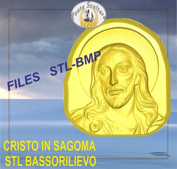 Cristo_in_sagoma_files_bassorilievo_STL_per_CNC_pantografi