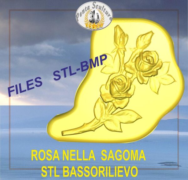 Rose_in_sagoma_files_bassorilievo_STL_per_CNC_pantografi