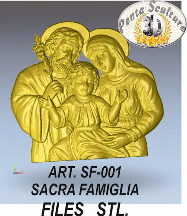 Sacra_famiglia_STL_bassorilievo_per_CNC_pantografi_art.SF-001