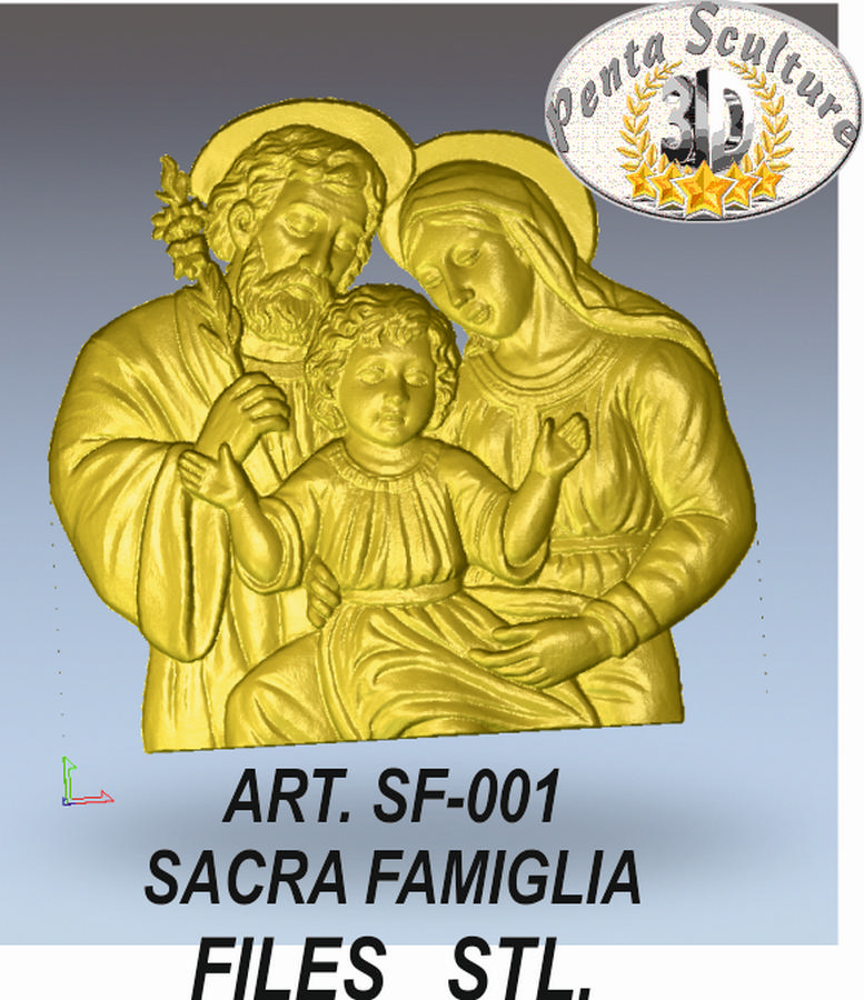 Sacra_famiglia_STL_bassorilievo_per_CNC_pantografi_art.SF-001