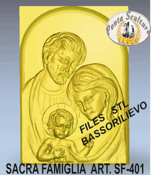 Sacra_famiglia_STL_bassorilievo_per_CNC_pantografi_art.SF-401