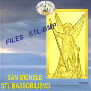 San Michele STL bassorilievo per CNC pantografi