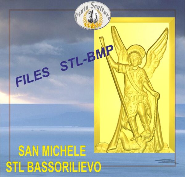 San_Michele_STL_bassorilievo_per_CNC_pantografi