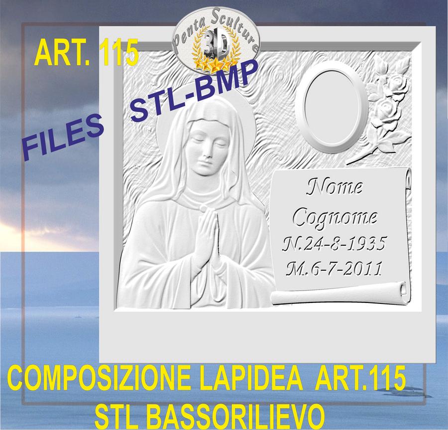 composizione_lapidea_STL_bassorilievo_per_CNC_pantografi_art.115