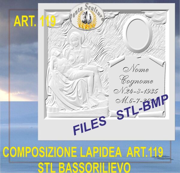 composizione_lapidea_STL_bassorilievo_per_CNC_pantografi_art.119