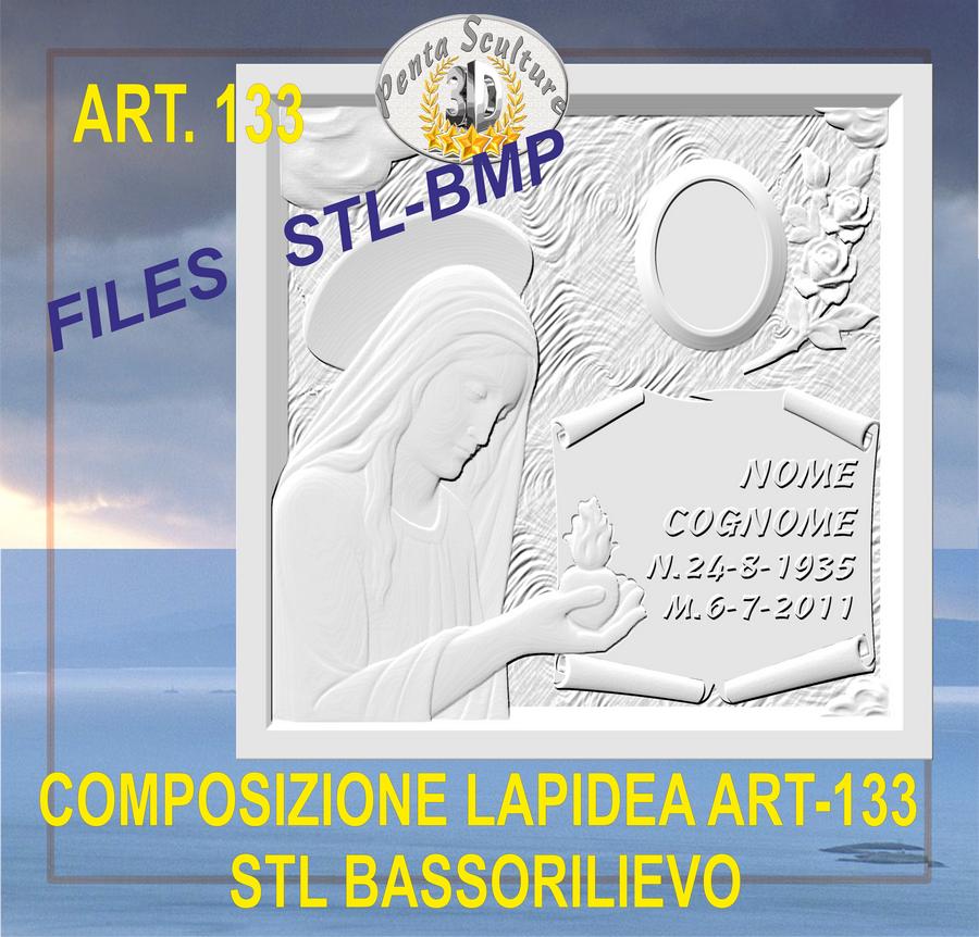 composizione_lapidea_STL_bassorilievo_per_CNC_pantografi_art.133