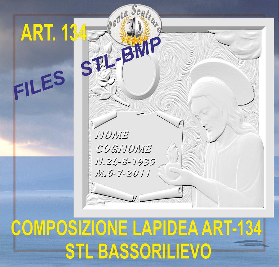 composizione_lapidea_STL_bassorilievo_per_CNC_pantografi_art.134
