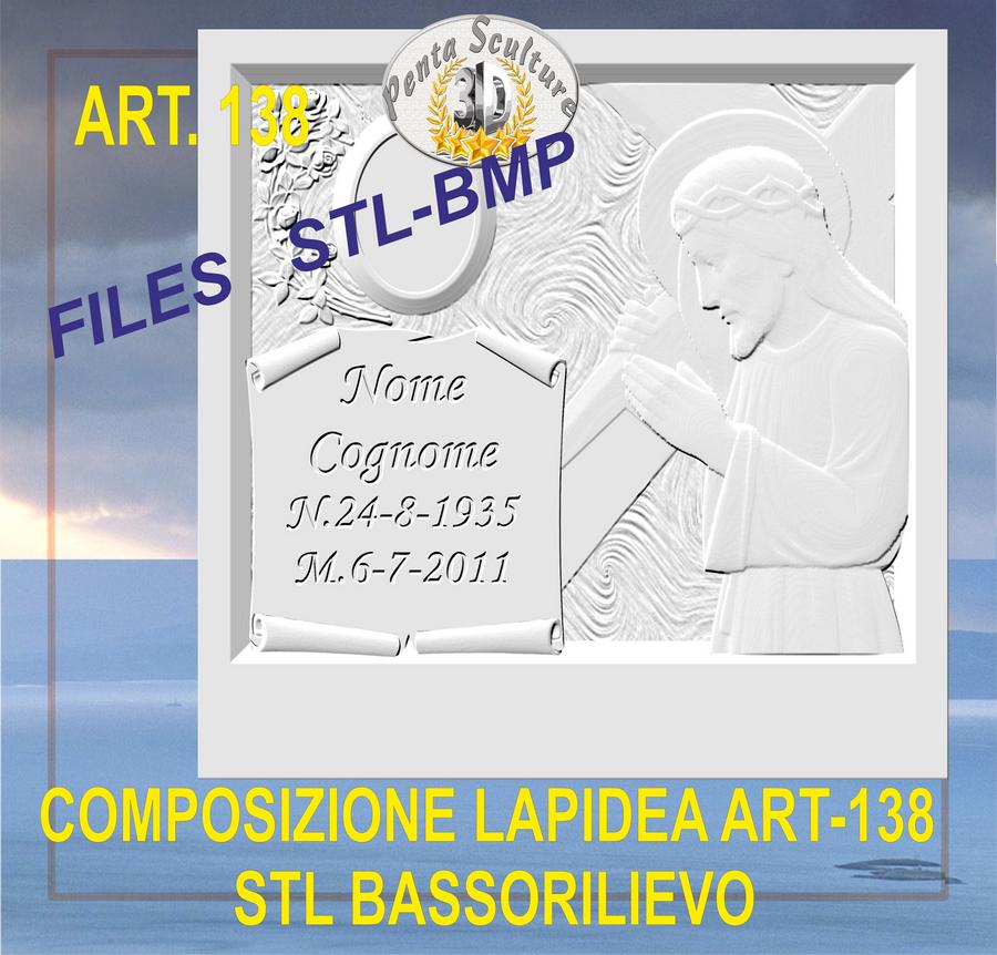 composizione_lapidea_STL_bassorilievo_per_CNC_pantografi_art.138