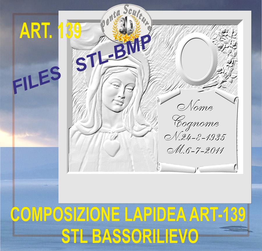 composizione_lapidea_STL_bassorilievo_per_CNC_pantografi_art.139