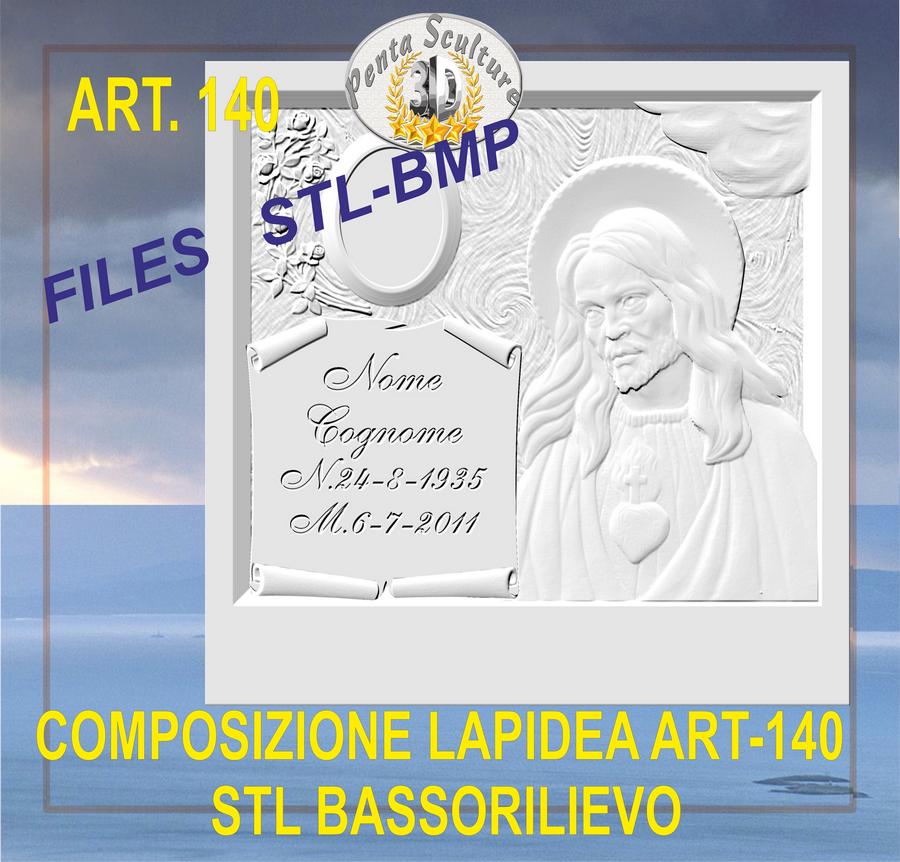 composizione_lapidea_STL_bassorilievo_per_CNC_pantografi_art.140