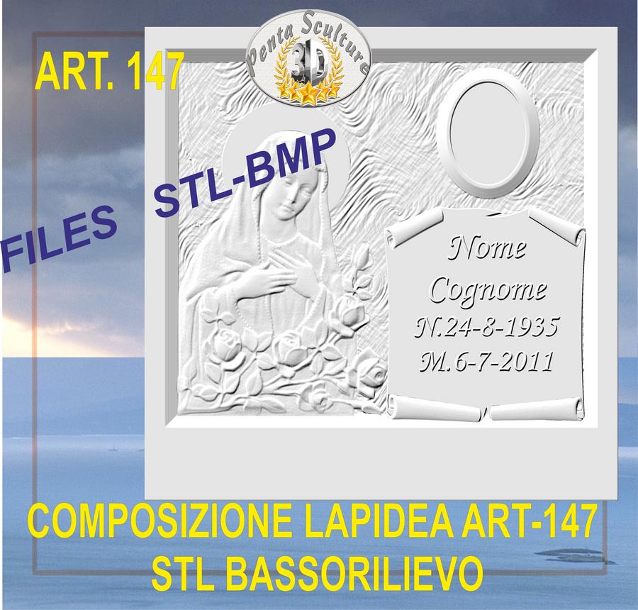 composizione_lapidea_STL_bassorilievo_per_CNC_pantografi_art.147