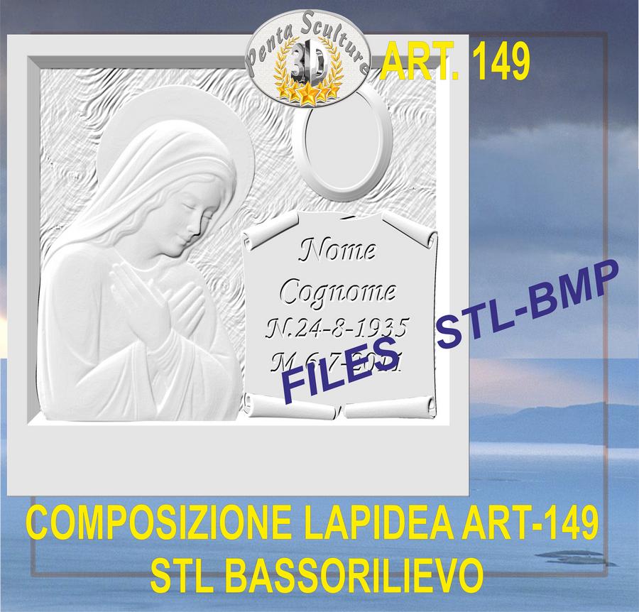 composizione_lapidea_STL_bassorilievo_per_CNC_pantografi_art.149