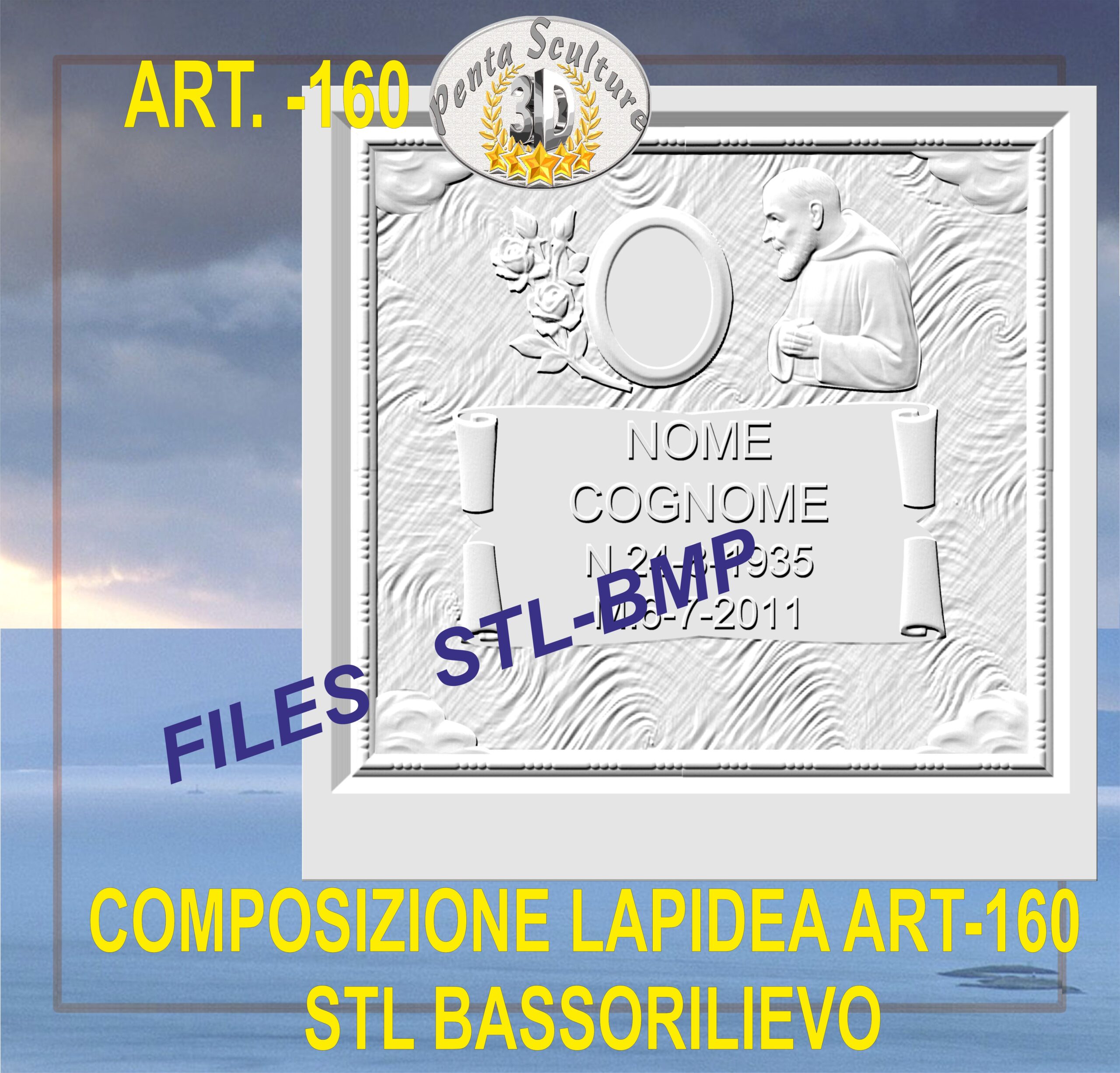 composizione_lapidea_STL_bassorilievo_per_CNC_pantografi_art.160