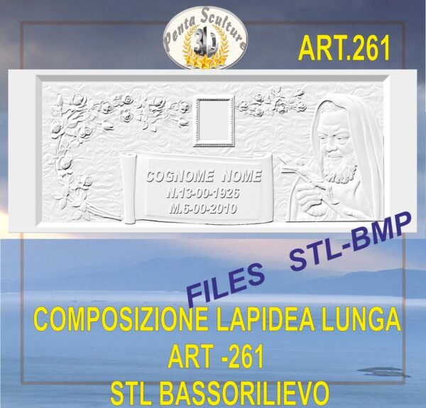 composizione_lapidea_lunga_STL_bassorilievo_per_CNC_pantografi_art.261