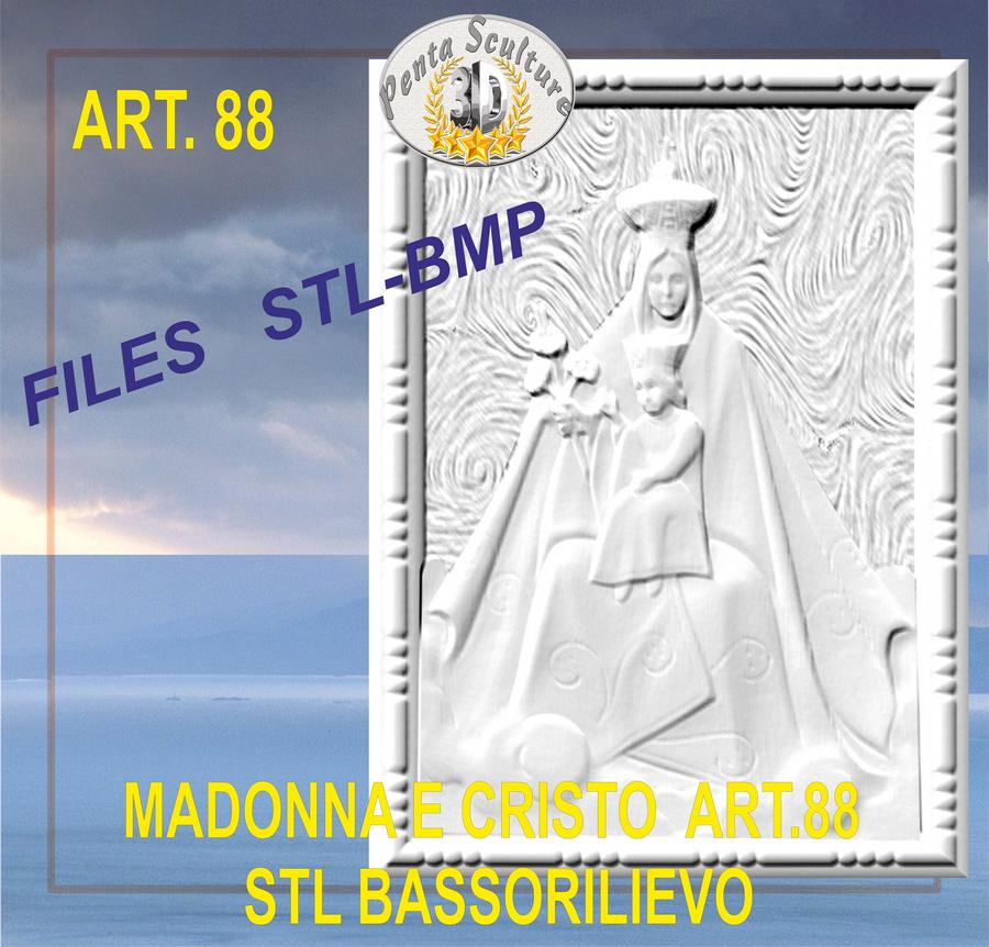 madonna_e_cristo_STL_bassorilievo_per_CNC_pantografi_art.88