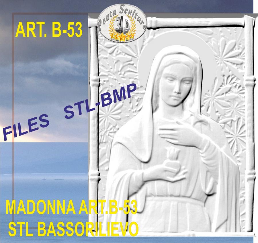 madonna_STL_bassorilievo_per_CNC_pantografi_art.B-53