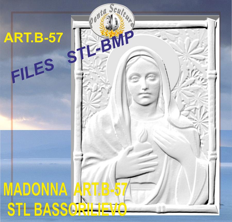 madonna_STL_bassorilievo_per_CNC_pantografi_art.B-57