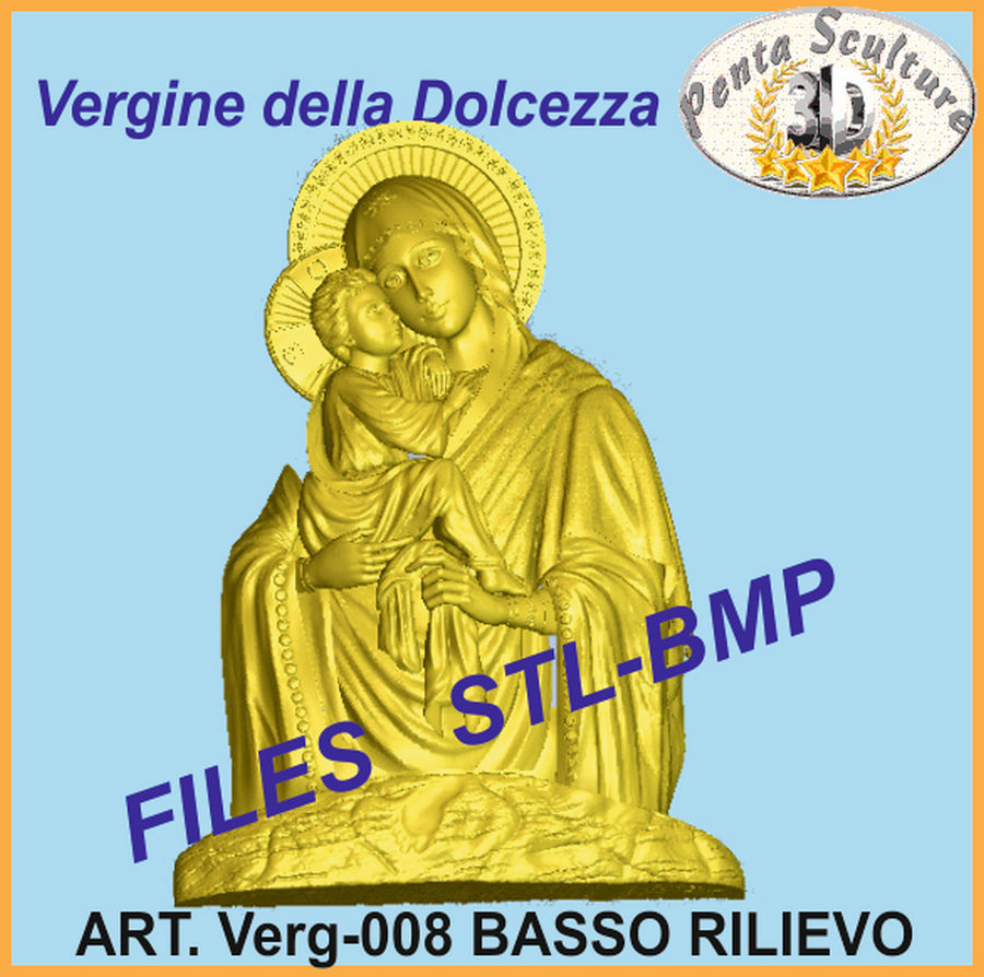 Vergine_della_dolcezza_STL_bassorilievo_per_CNC_pantografi_art._verg-008