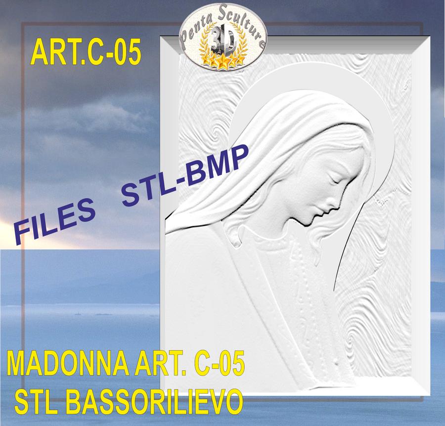 Madonna_STL_bassorilievo_per_CNC_pantografi_art.c-05