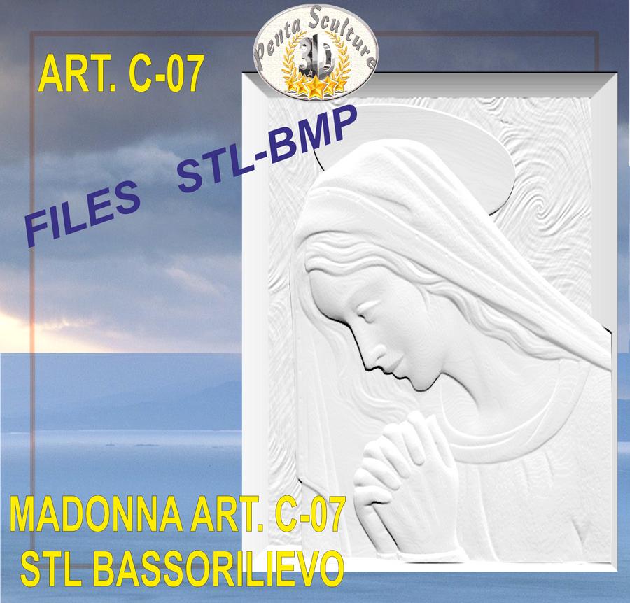 Madonna_STL_bassorilievo_per_CNC_pantografi_art.c-07