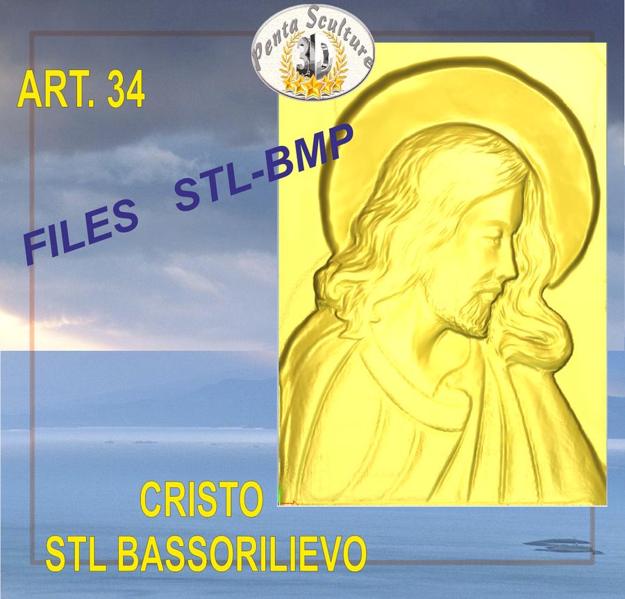 cristo_STL_bassorilievo_per_CNC_pantografi_art.34