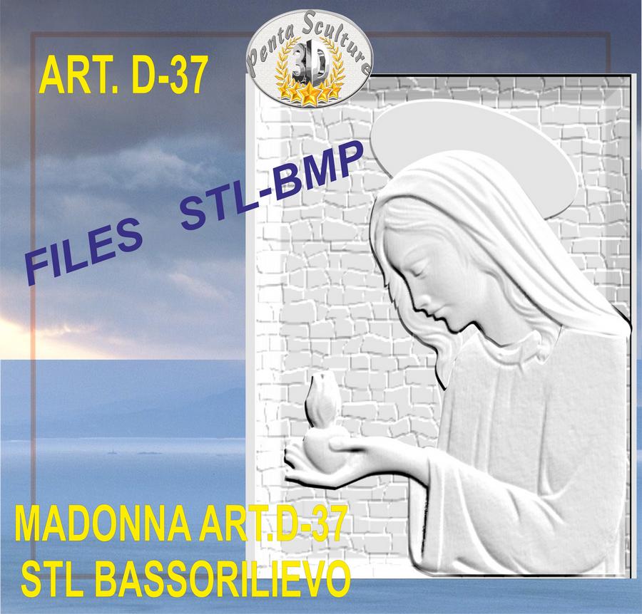 Madonna_STL_bassorilievo_per_CNC_pantografi_art.D-37