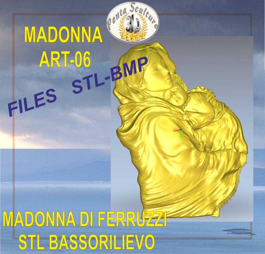 Madonna_di_ferruzzi_STL_bassorilievo_per_CNC_pantografi_art.06