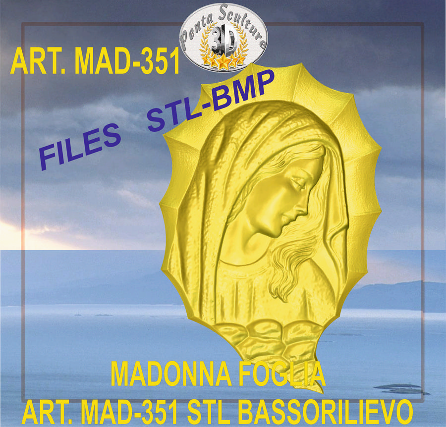 madonna_foglia_STL_bassorilievo_per_CNC_pantografi_art.mad-351