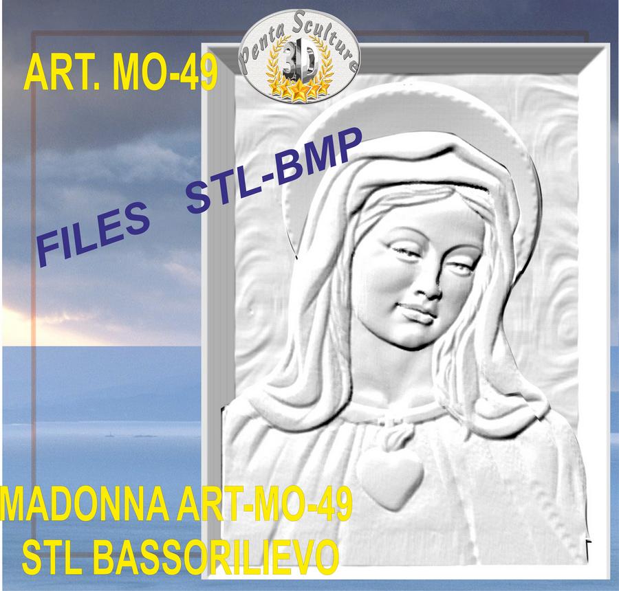 madonna_STL_bassorilievo_per_CNC_pantografi_art.MO-49