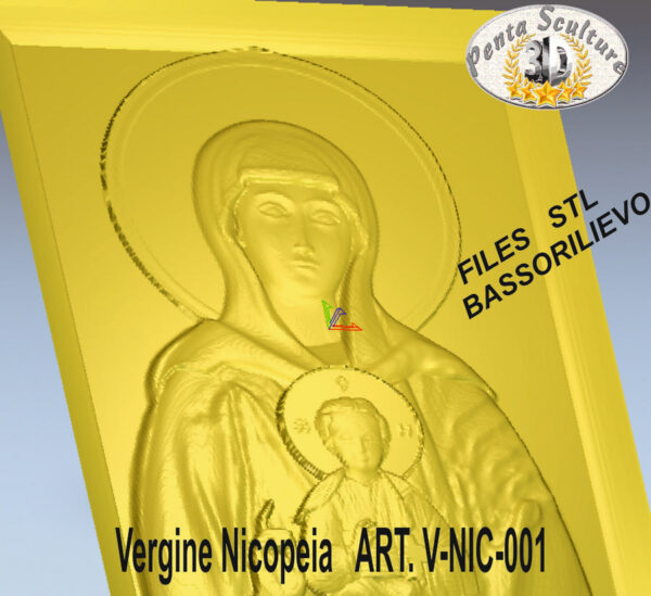 Vergine_Nicopeia_STL_bassorilievo_per_CNC_pantografi_art.V-NIC-001