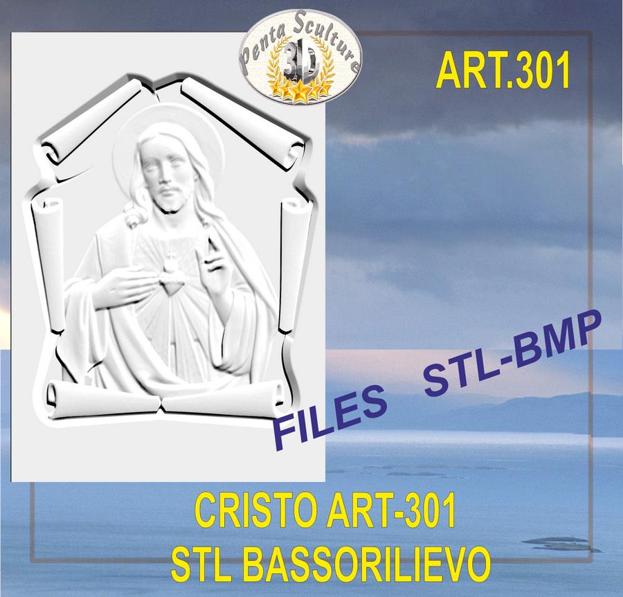cristo_STL_bassorilievo_per_CNC_pantografi_art.301