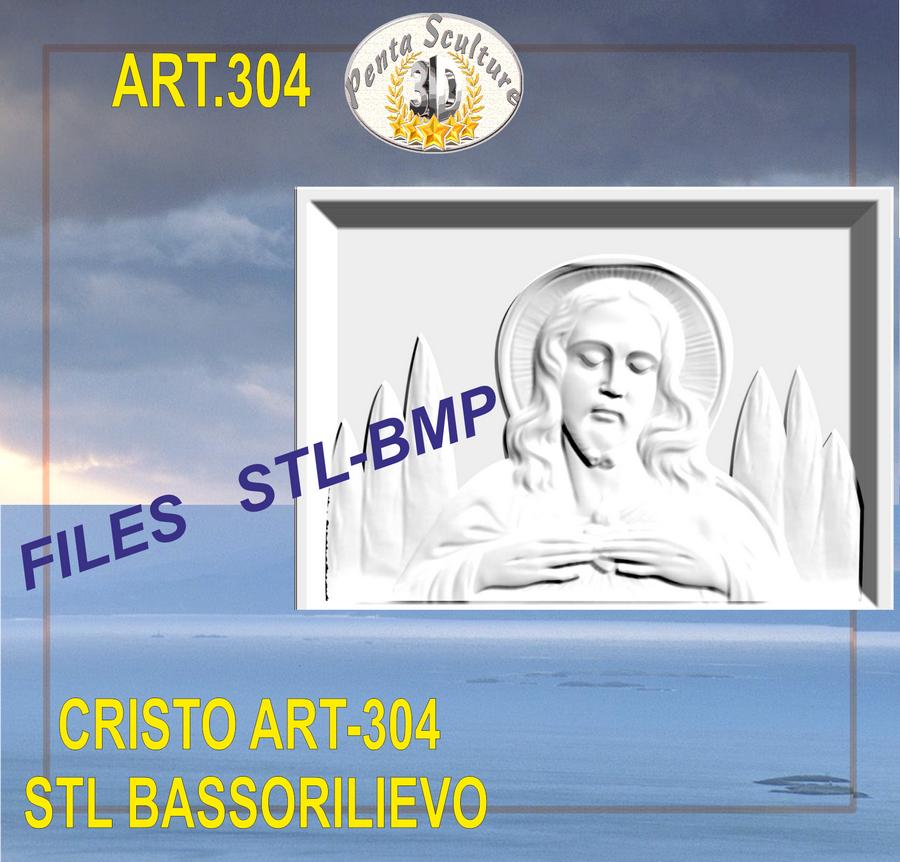 cristo_STL_bassorilievo_per_CNC_pantografi_art.304