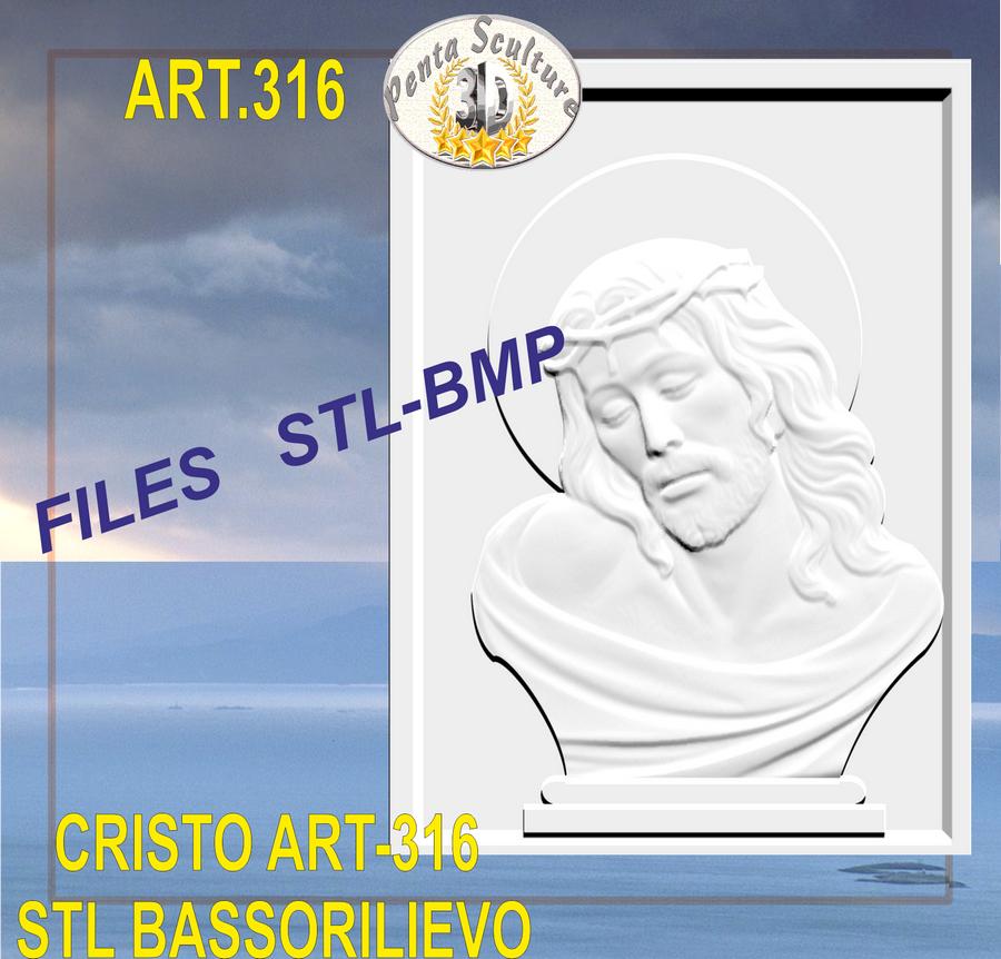 cristo_STL_bassorilievo_per_CNC_pantografi_art.316
