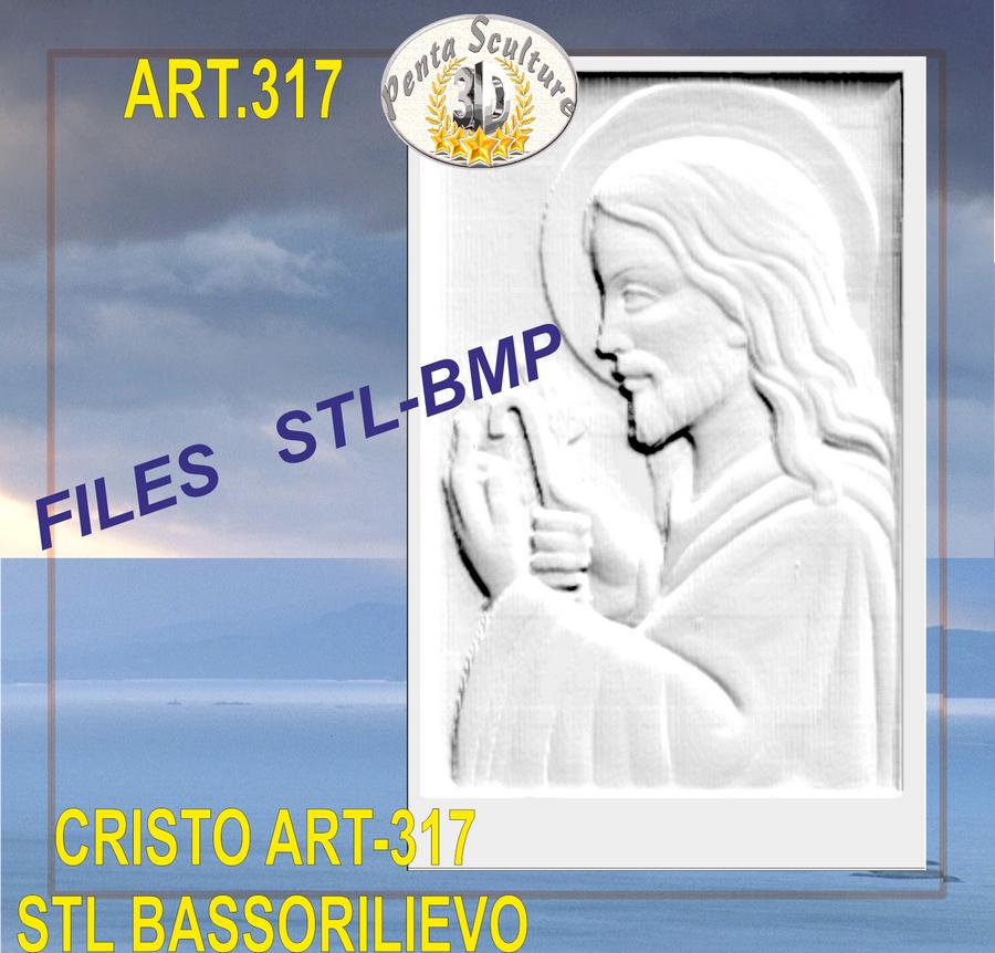 cristo_STL_bassorilievo_per_CNC_pantografi_art.317