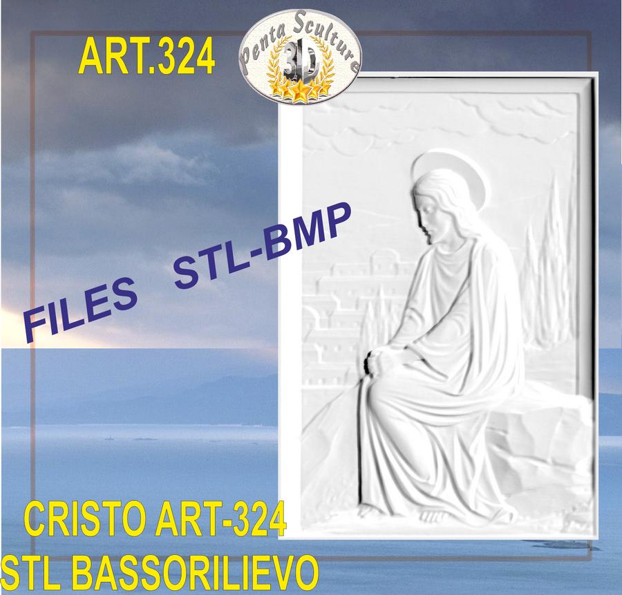 cristo_STL_bassorilievo_per_CNC_pantografi_art.324