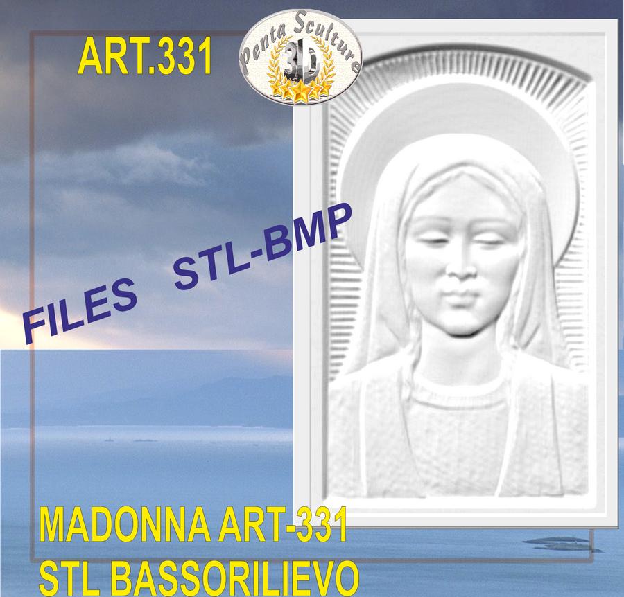 madonna_STL_bassorilievo_per_CNC_pantografi_art.331