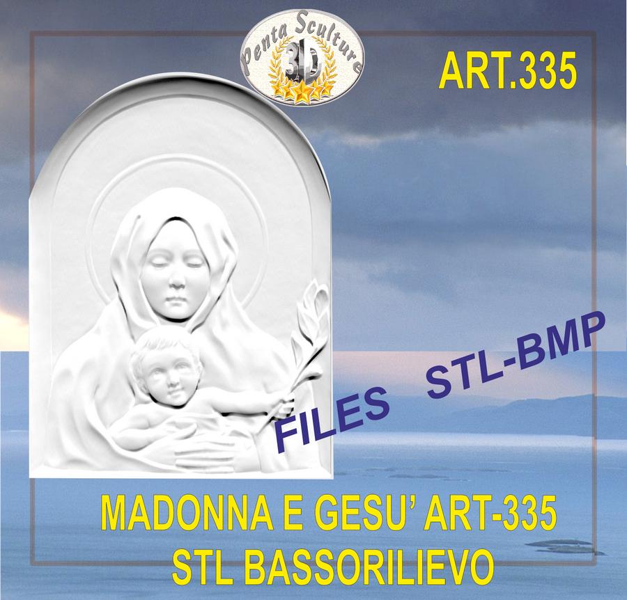 madonna_STL_bassorilievo_per_CNC_pantografi_art.335