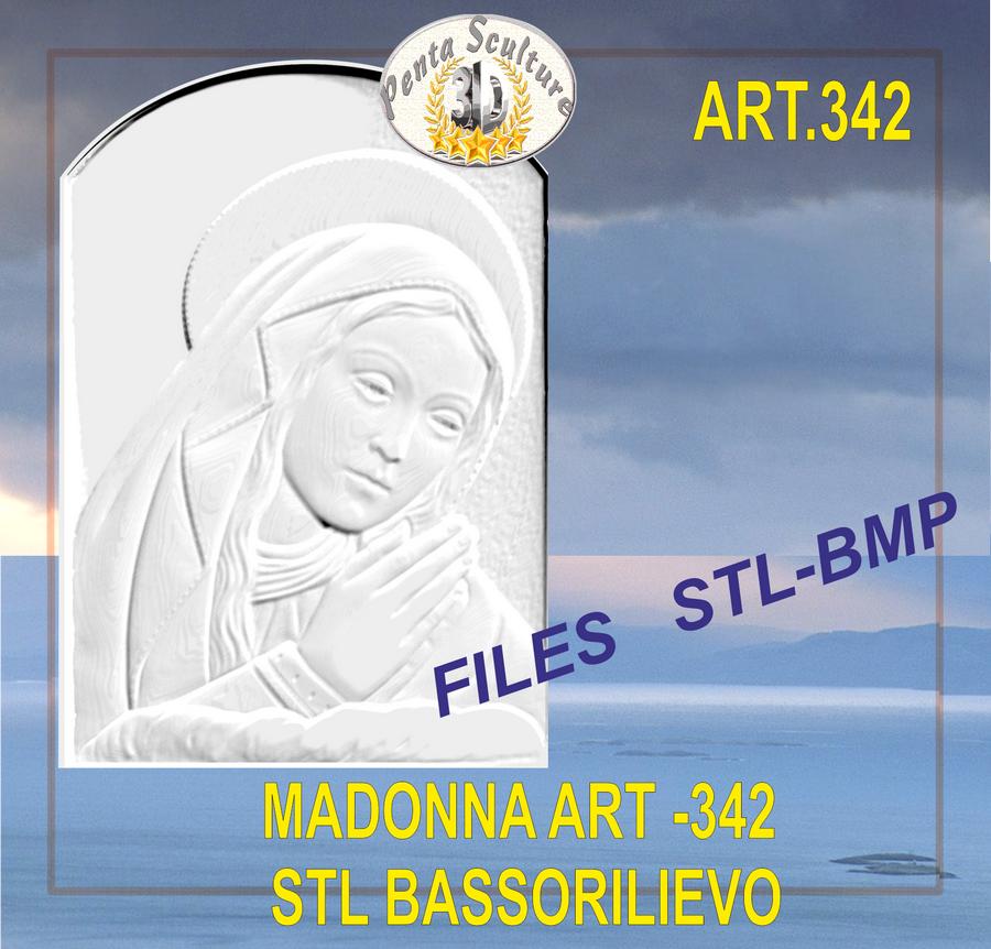 madonna_STL_bassorilievo_per_CNC_pantografi_art._342