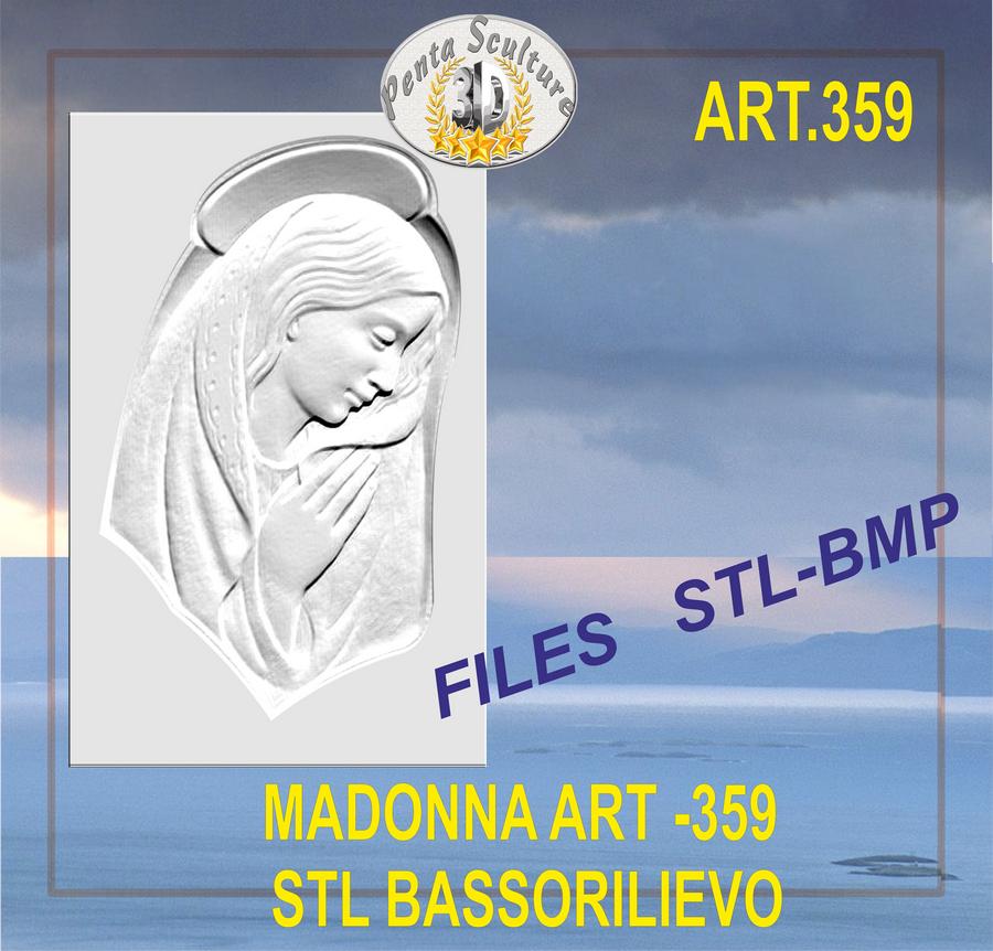 madonna__STL_bassorilievo_per_CNC_pantografi_art._359