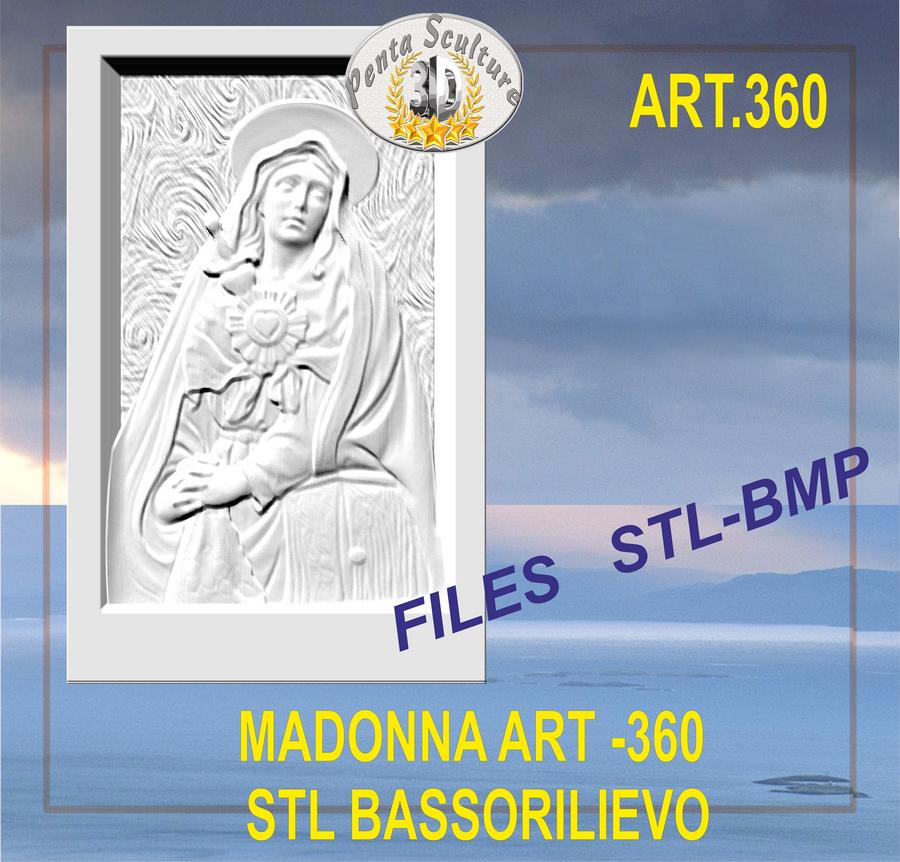 madonna__STL_bassorilievo_per_CNC_pantografi_art._360