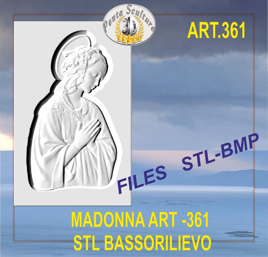 madonna__STL_bassorilievo_per_CNC_pantografi_art._361