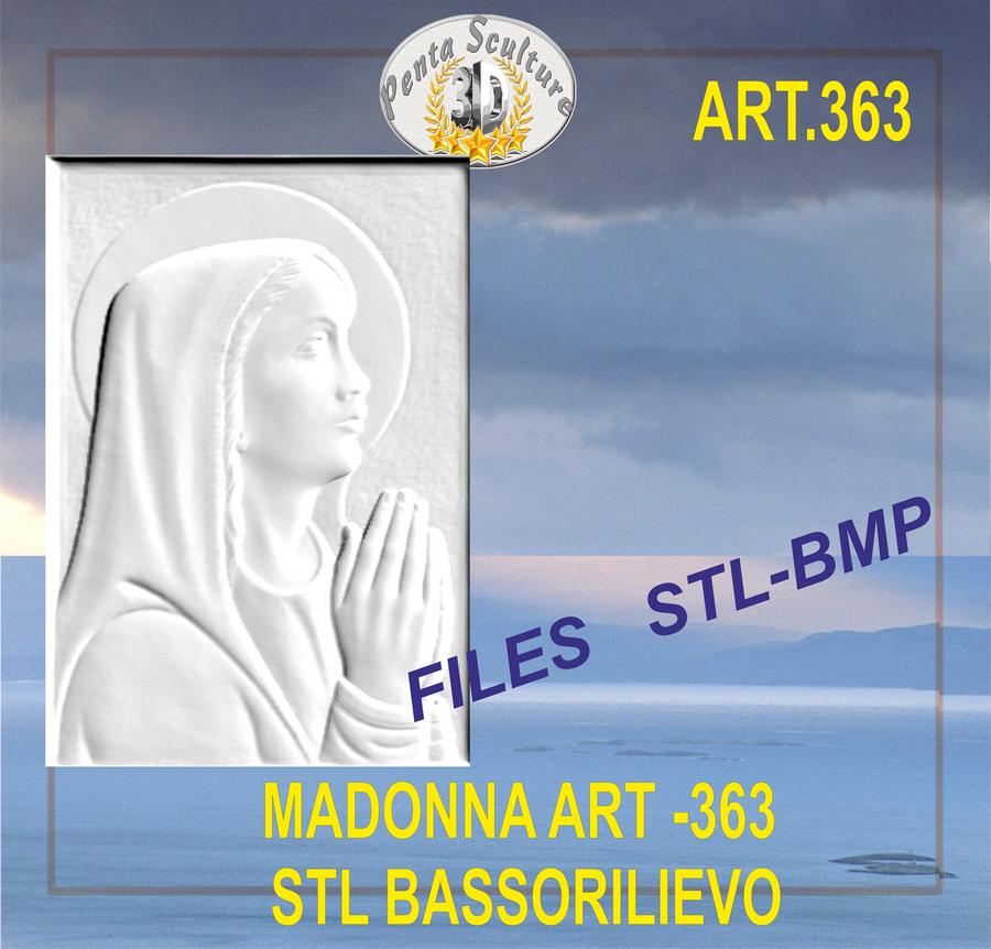 madonna__STL_bassorilievo_per_CNC_pantografi_art._363