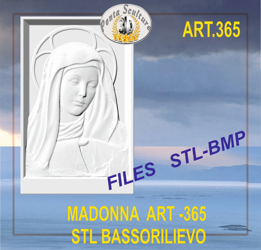 madonna_STL_bassorilievo_per_CNC_pantografi_art._365