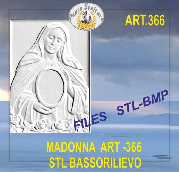 madonna_STL_bassorilievo_per_CNC_pantografi_art._366